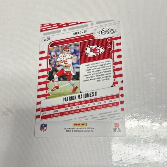 2023 select prestige absolute patrick mahomes mint condition - Picture 2 of 2